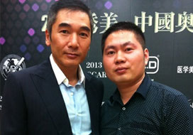 广州摩根与明星合影